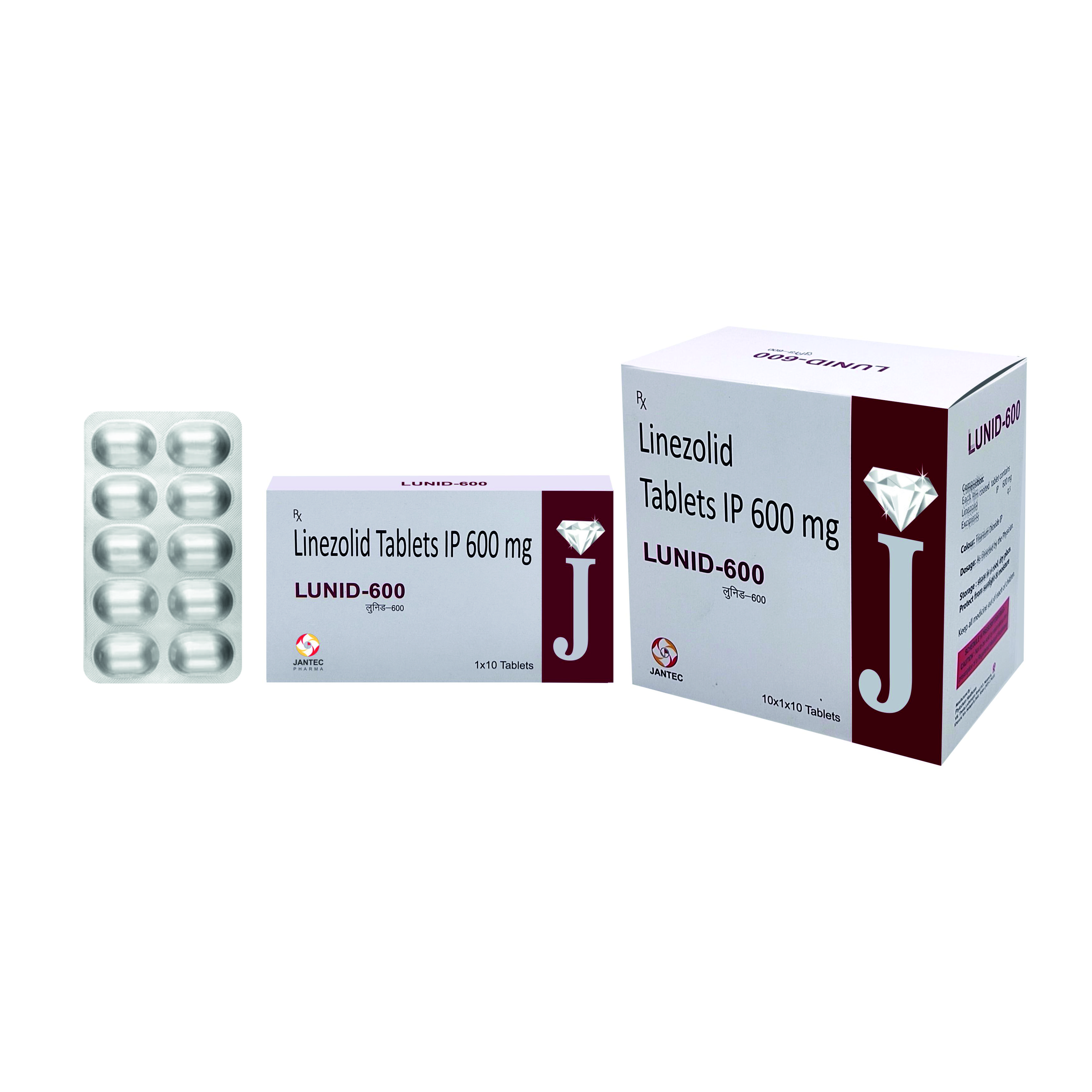 Linezolid Tablets for bacterial infections